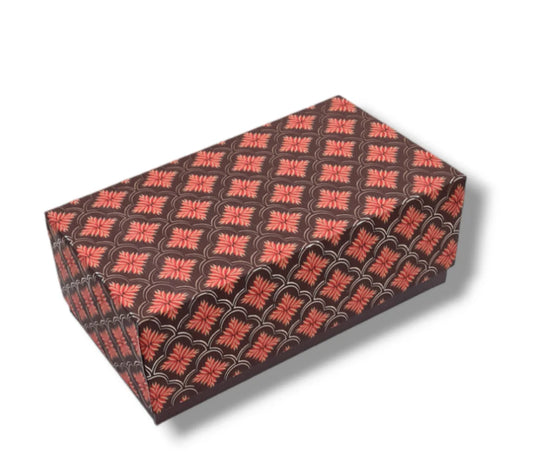 Leafy Luster 2 Jar Rigid Hamper Top Bottom Box (9.37x5.11x3.54 inch)