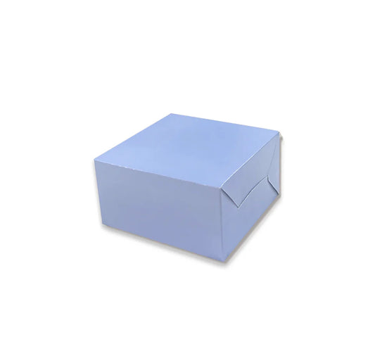 Pastle Blue Brownie/donut Box for 1 (4x3.7x2 inch)