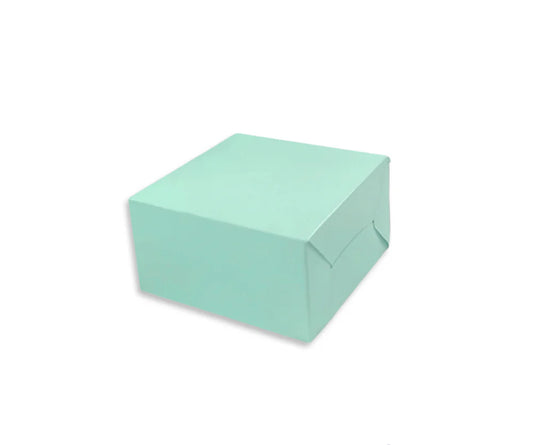 Pastle Green Brownie/donut Box for 1 (4x3.7x2 inch)