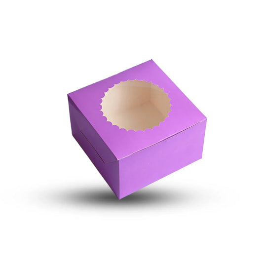 Lavender : Cake Box for half kg-8x8x5 inch