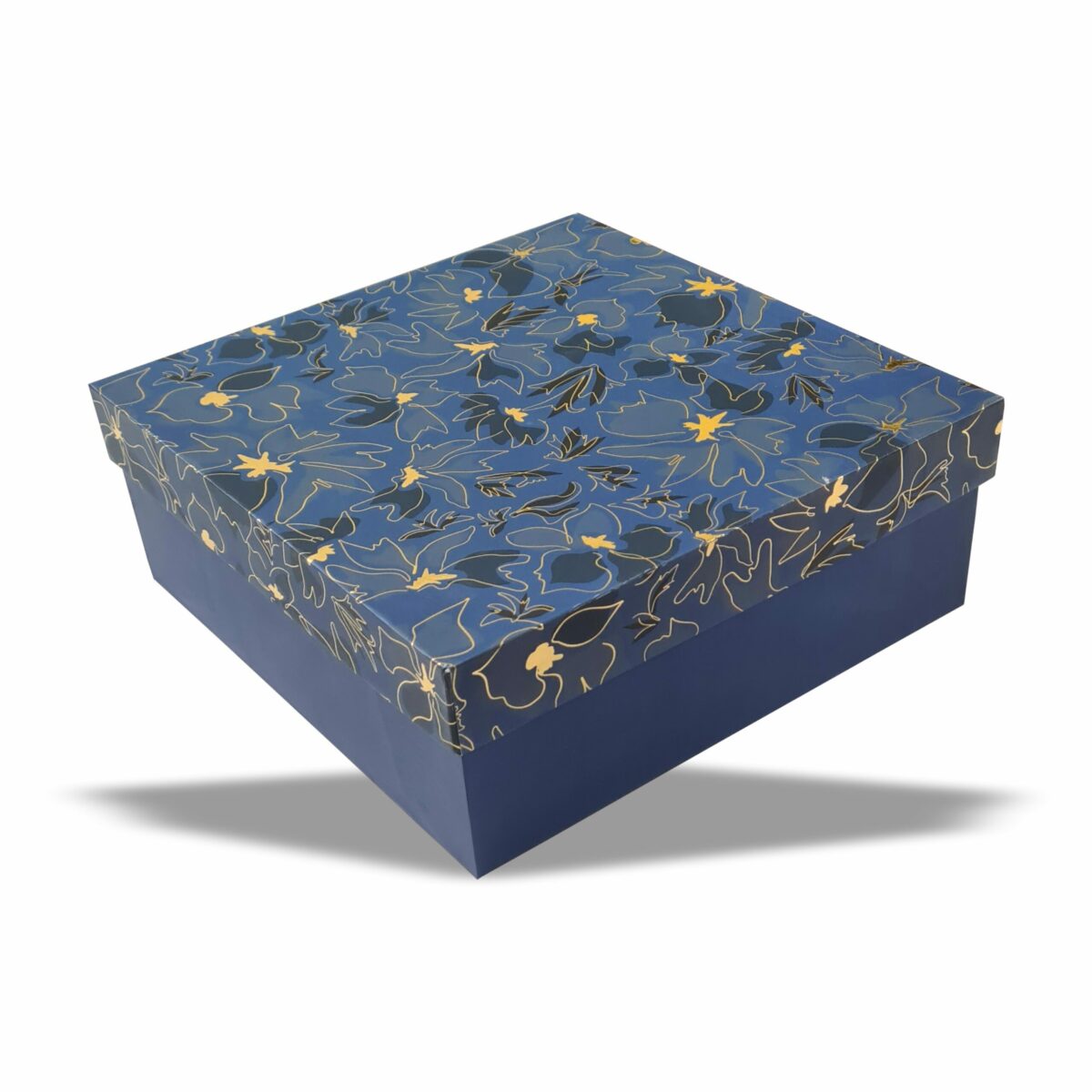 Private: Golden Leaf : Rigid Hamper Box (10x10x3 inch)