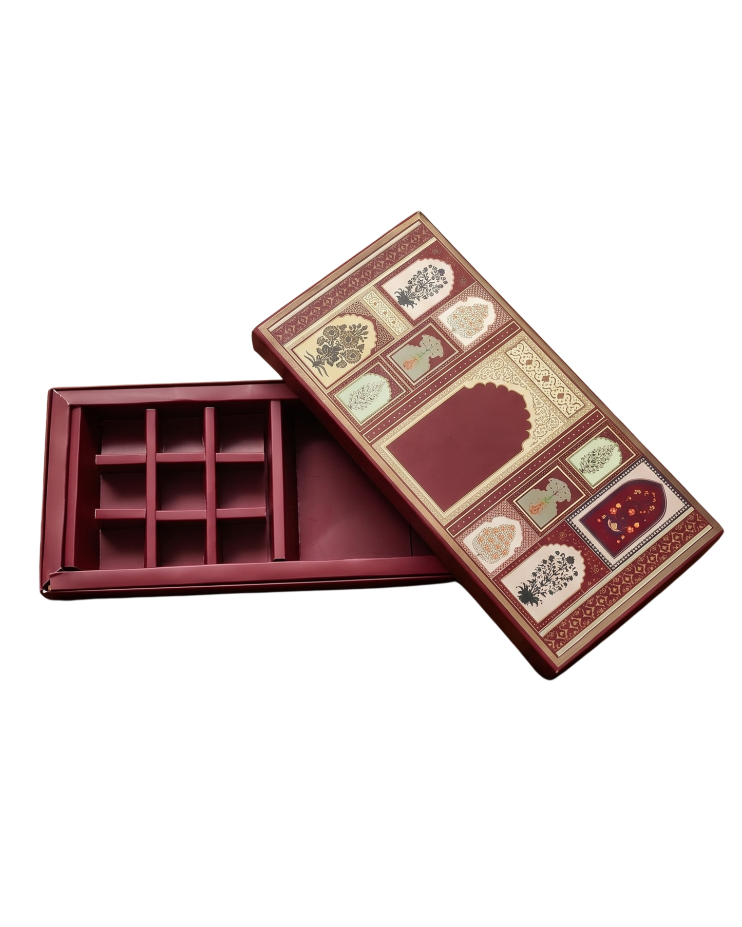Royal Jharokha Chocolate/laddo and 2 Brownie Hamper Box