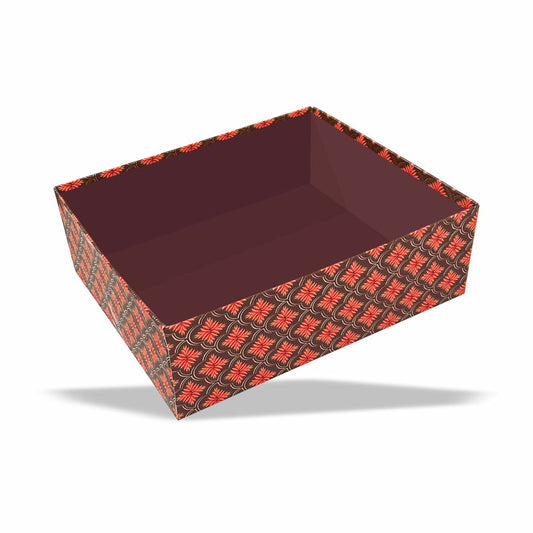 Leafy Lustre Gold Foil Rigid Tray (10x8x4 inch)