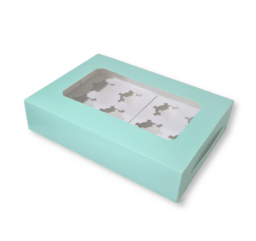 Flat Cup Cake Box (12 Cavity)