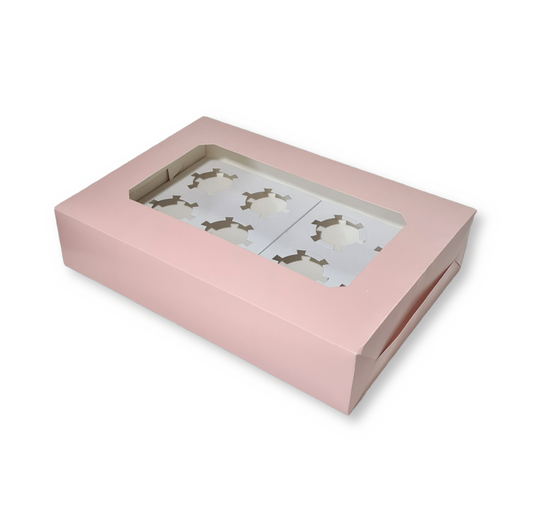 Flat Cup Cake Box (12 Cavity)