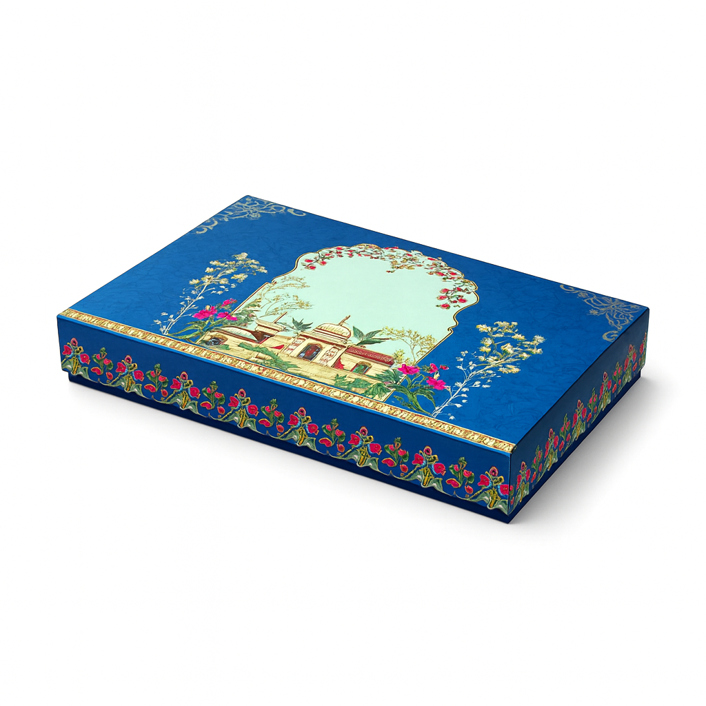 1 Kg Paper Mithai Box ITC Paper Board Design 001 - front