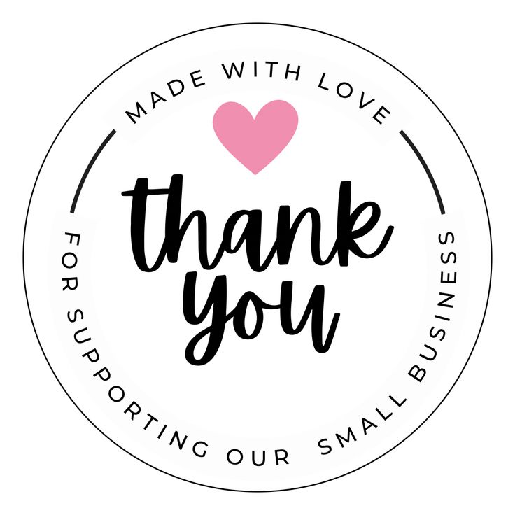 Thank you Circular Sticker