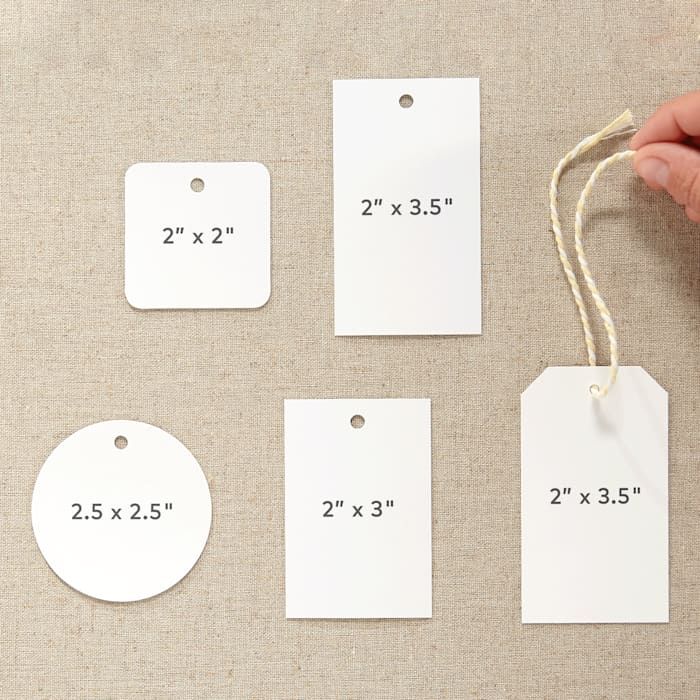 Gold Foil Tags