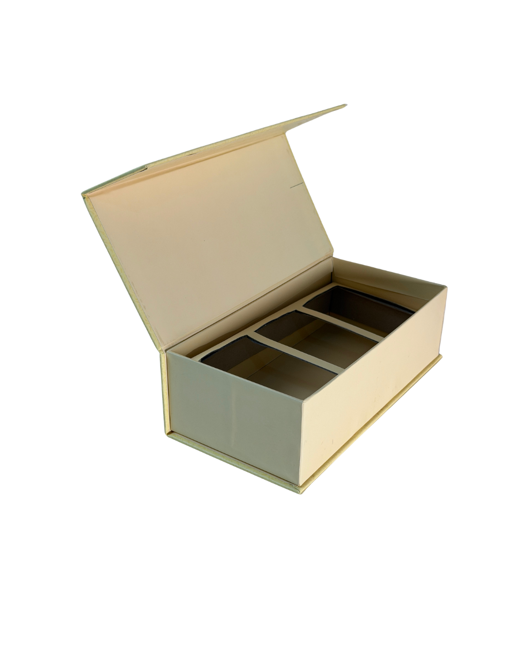 Shahi Darbar 3 Jar Hamper Box (Rigid Magnetic Pattern) with Custom Logo Print