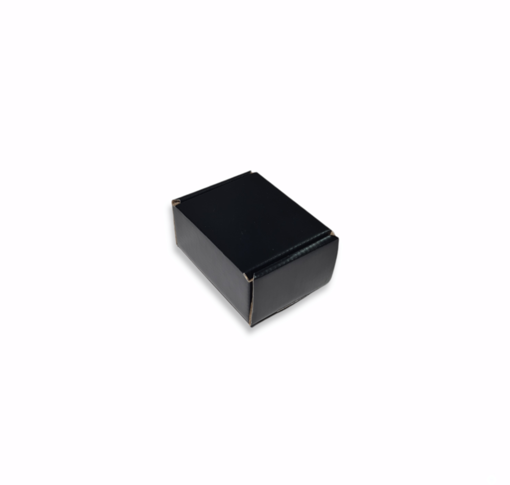3.5x3x1.75 Inch Corrugated Hamper Box black color