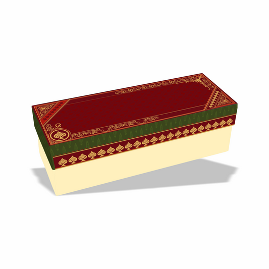 Rajwada Royale 2 Jar Hamper Box 12 chocolate box  (Rigid Top BottomPattern) with Custom Logo Print