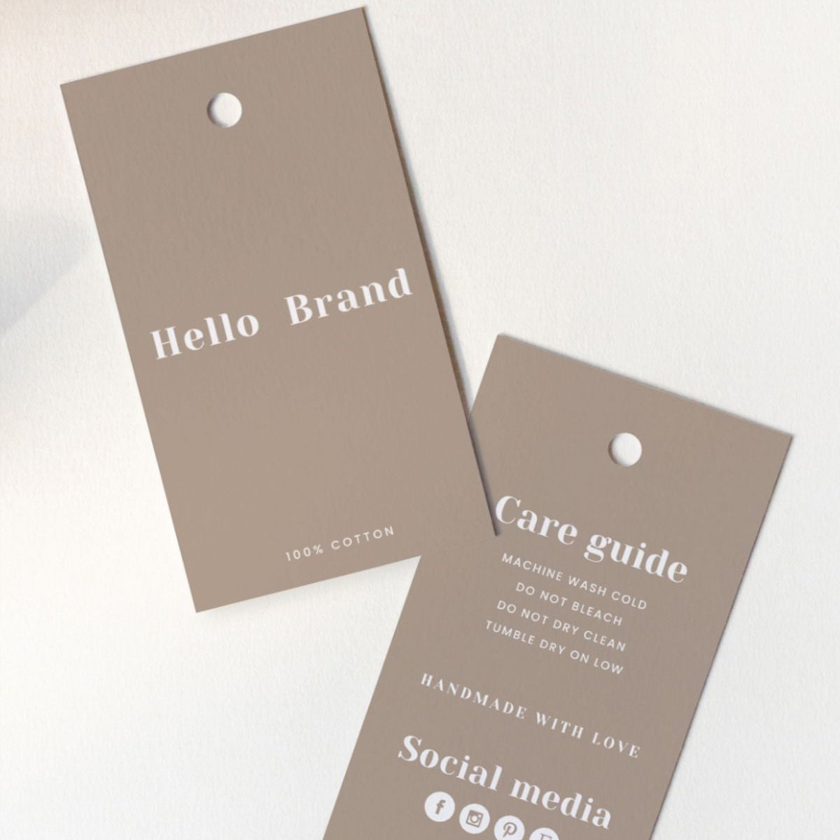 Custom printed Tags