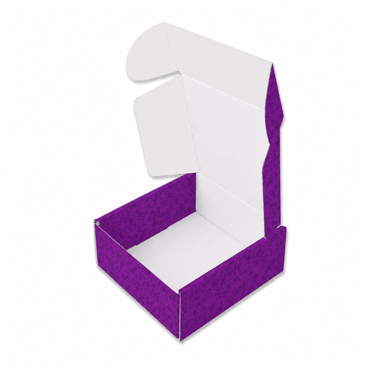 Diwali Corrugated Hamper Box 4.5x4.5x2 inch Design 002 - back