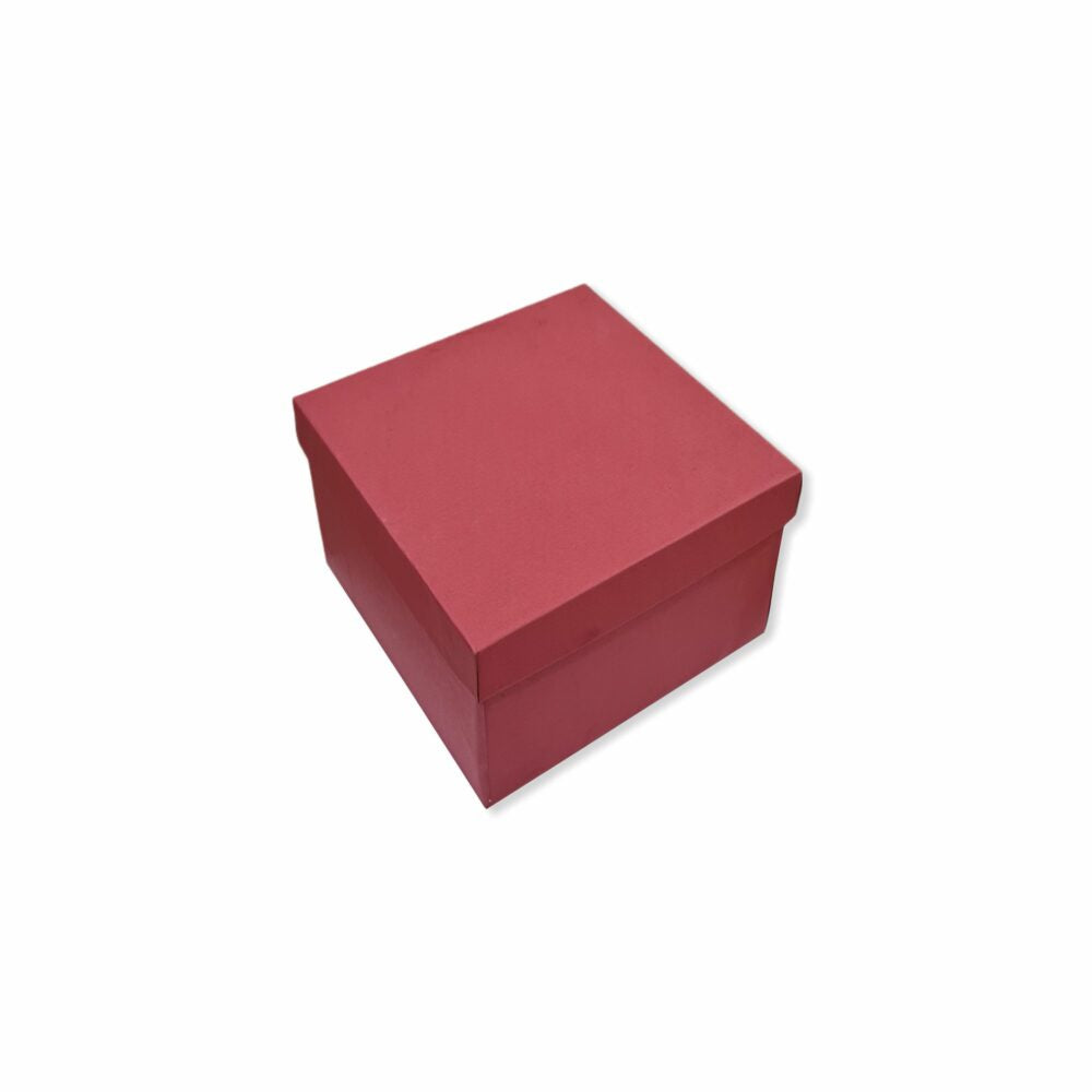 Red Rigid Hamper Box (5x5x5 inch)