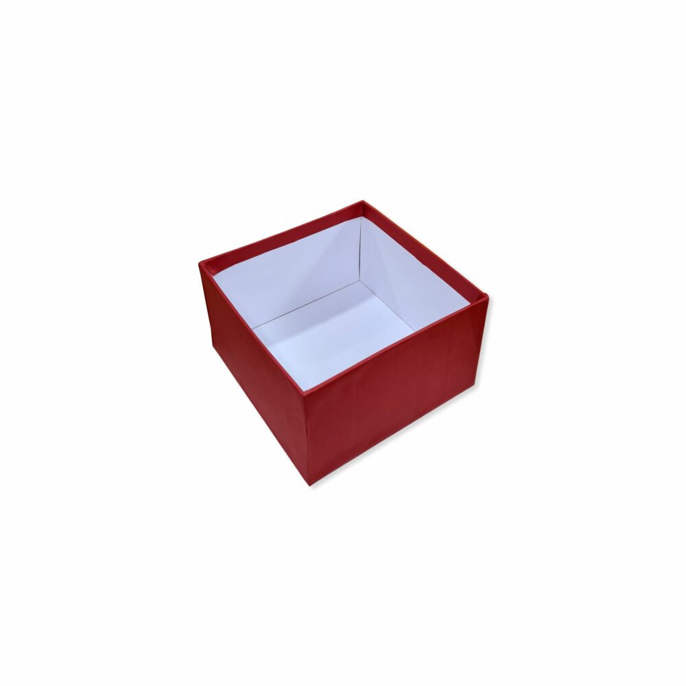 Red Rigid Hamper Box (5x5x5 inch)