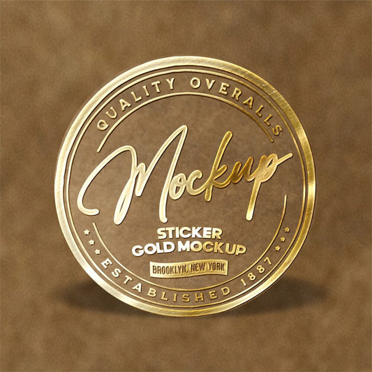 Sample Sticker Gold Custom Stickers & Labels | Printed Sticker Manufacturer India ...