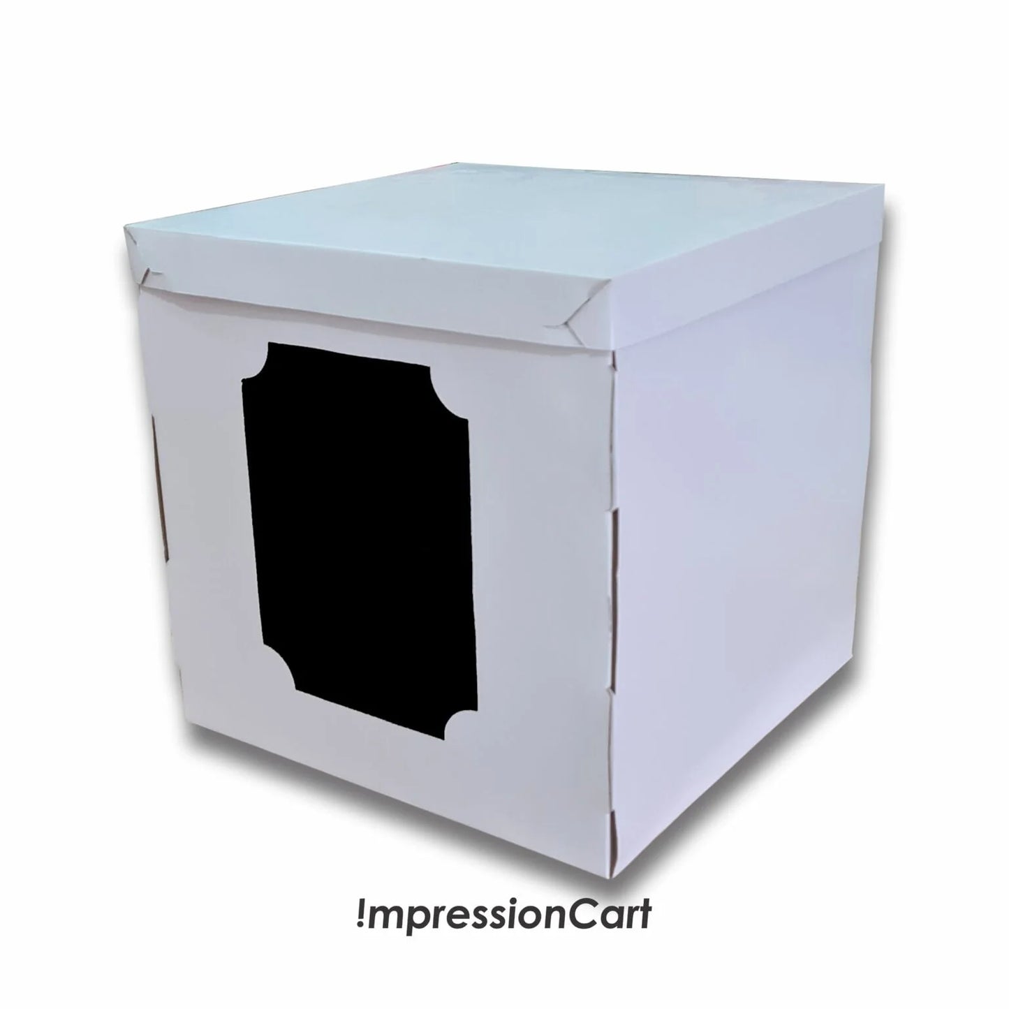 White Tier Tall Cake Box (12x12x12)