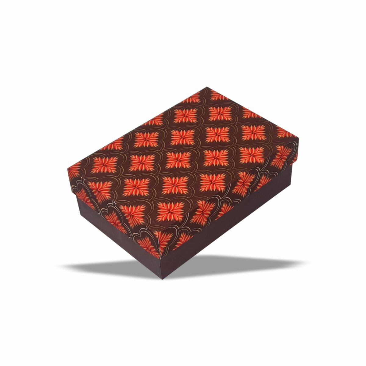 Leafy Lustre : Rigid Hamper Box (6x4x2 inch)