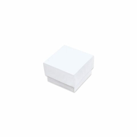 White Top Bottom Rigid Box (3.5x3.5x1.5 inch)