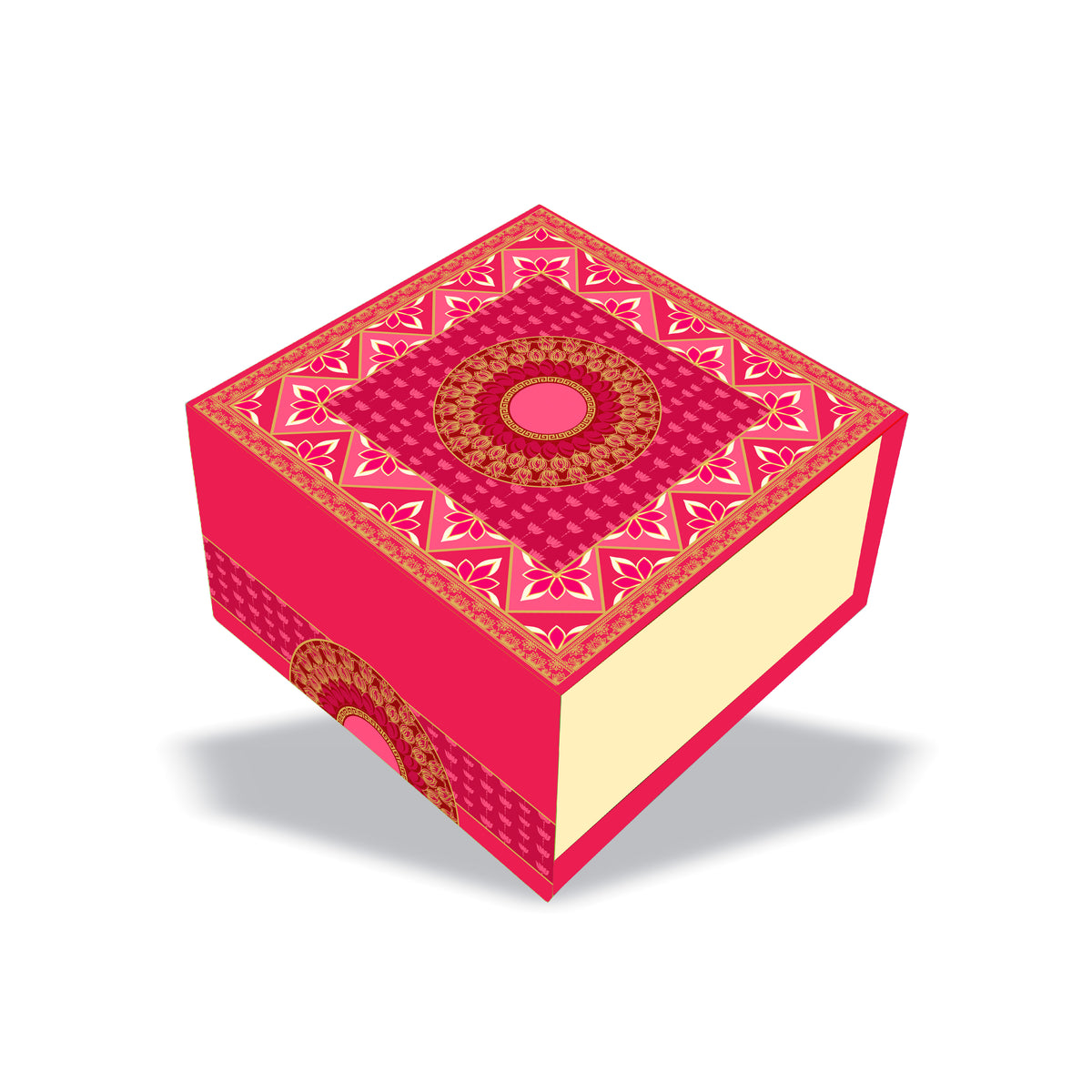 4 Jar Hamper Box (Rigid Magnetic Pattern) with Custom Logo Print