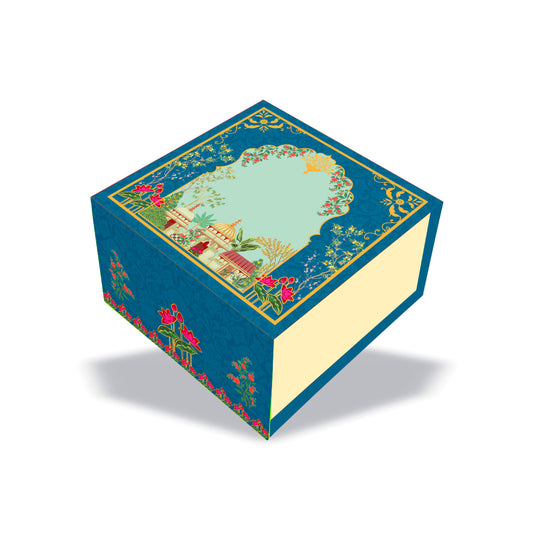 Shahi Darbar 4 Jar Hamper Box (Rigid Magnetic Pattern) with Custom Logo Print