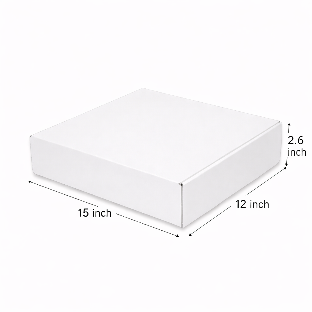 Corrugated Hamper Box (15×12×2.6 inch)