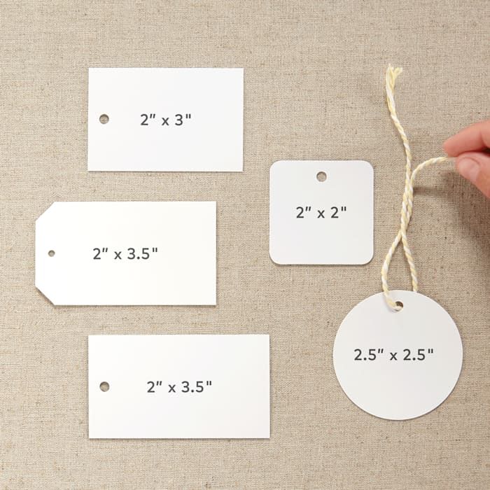 Gold Foil Tags