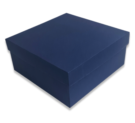 Blue Rigid Hamper Top-Bottom