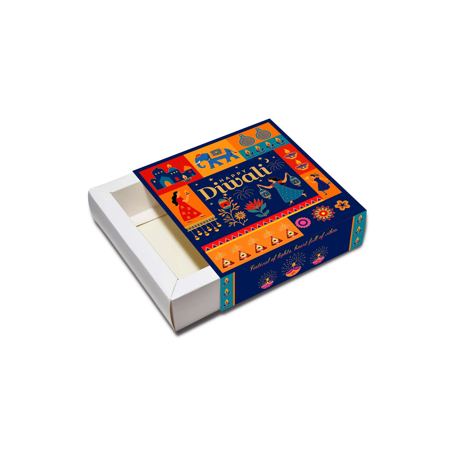 Diwali Chocolate Box 9 Cavity Design 002 - additional view