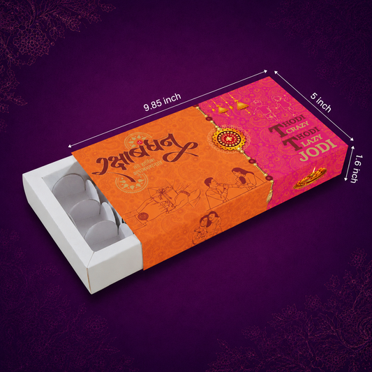 Chocolate Box for 18 cavity (ID 9.85x5x1.6 inch)