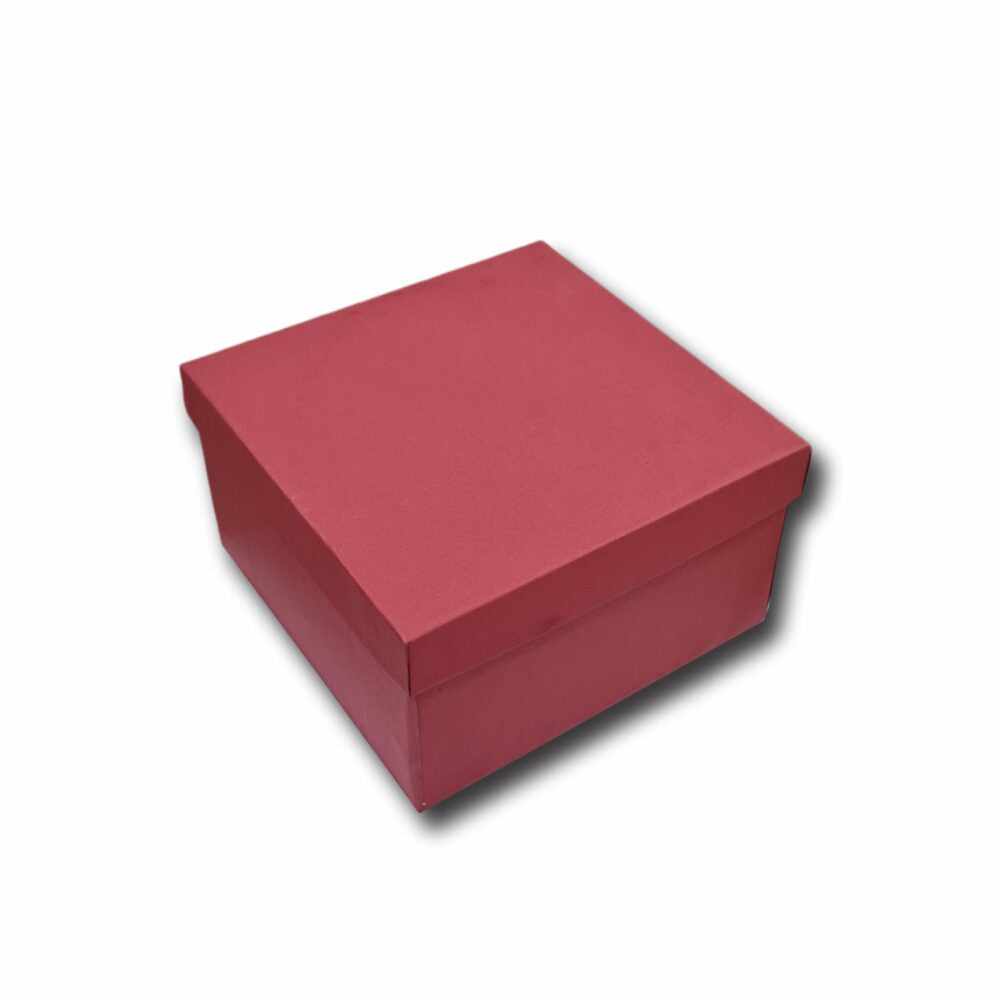 Red : Rigid Hamper Box (7x7x4 inch)