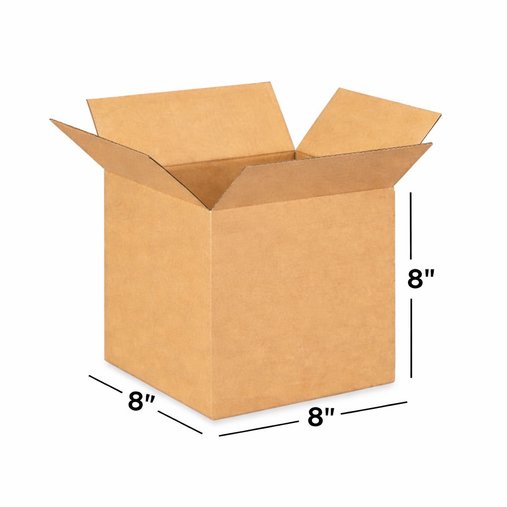 (8x8x8 Inch) inch Universal 3ply Corrugated Box