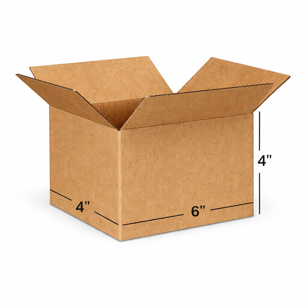 (6x4x4 Inch) Universal 3ply Corrugated Box