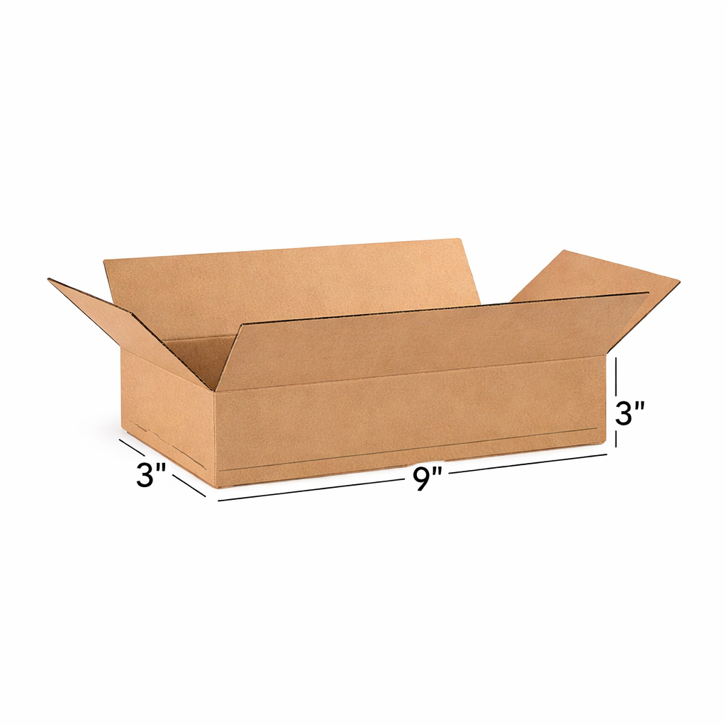 (9x3x3 Inch) Universal 3ply Corrugated Box