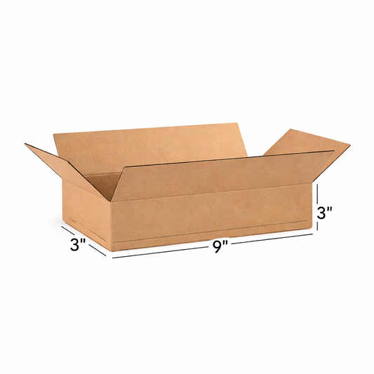 (9x3x3 Inch) Universal 3ply Corrugated Box