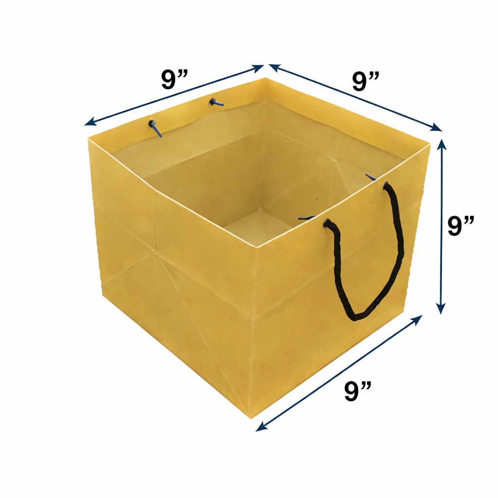 9x9x9 inch Paper Bag Kraft