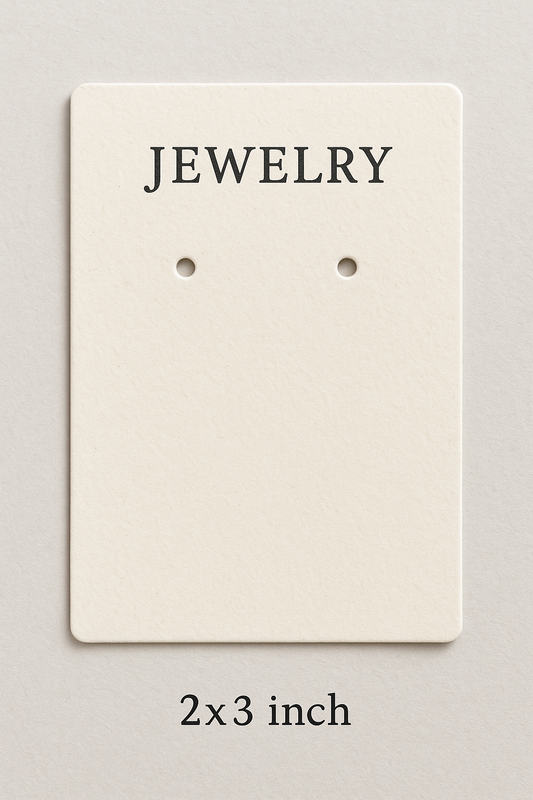 2X3 inch earing card