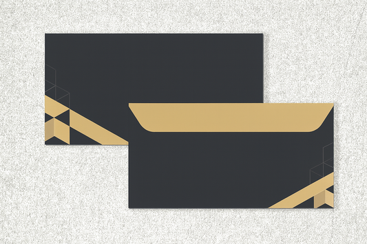 Goldline Charcoal Envelope Collection