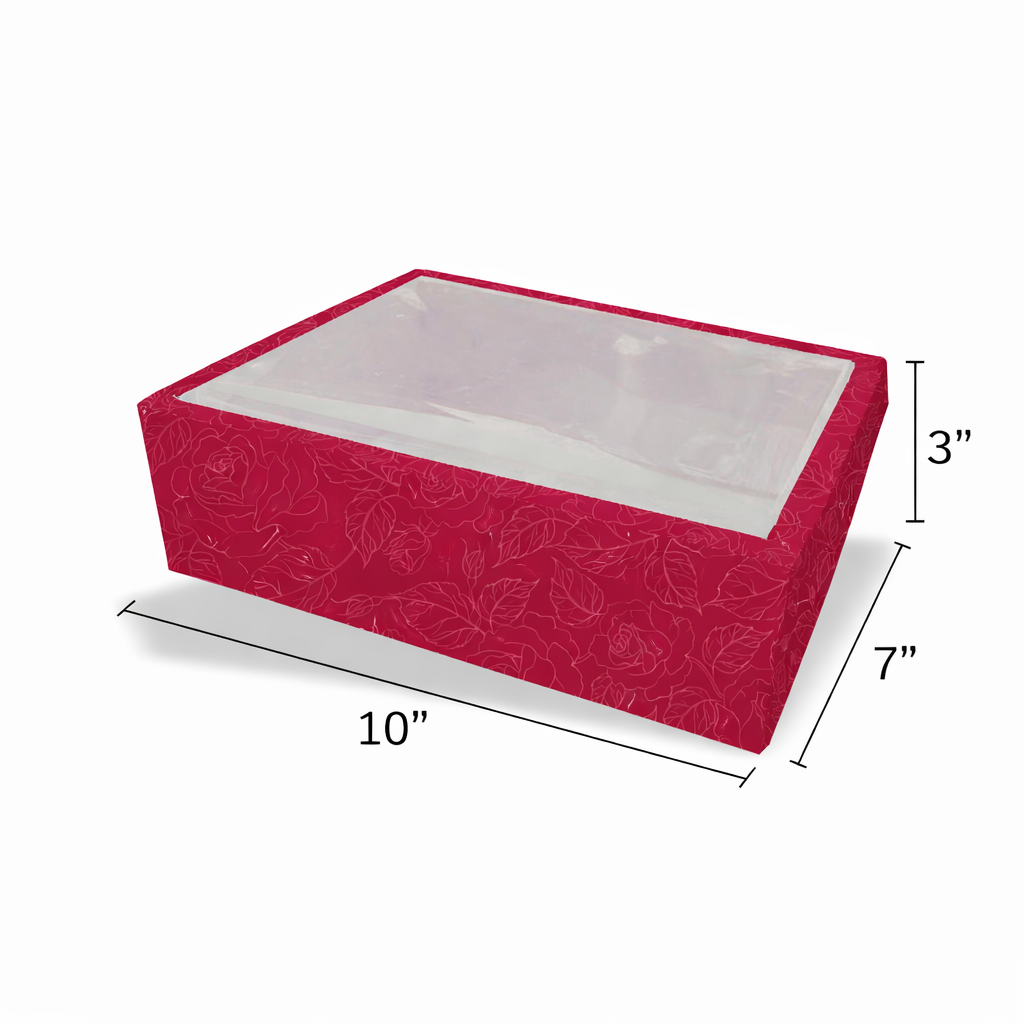 Match Maker Hamper Tray With Transparent Lid (10x7x3)