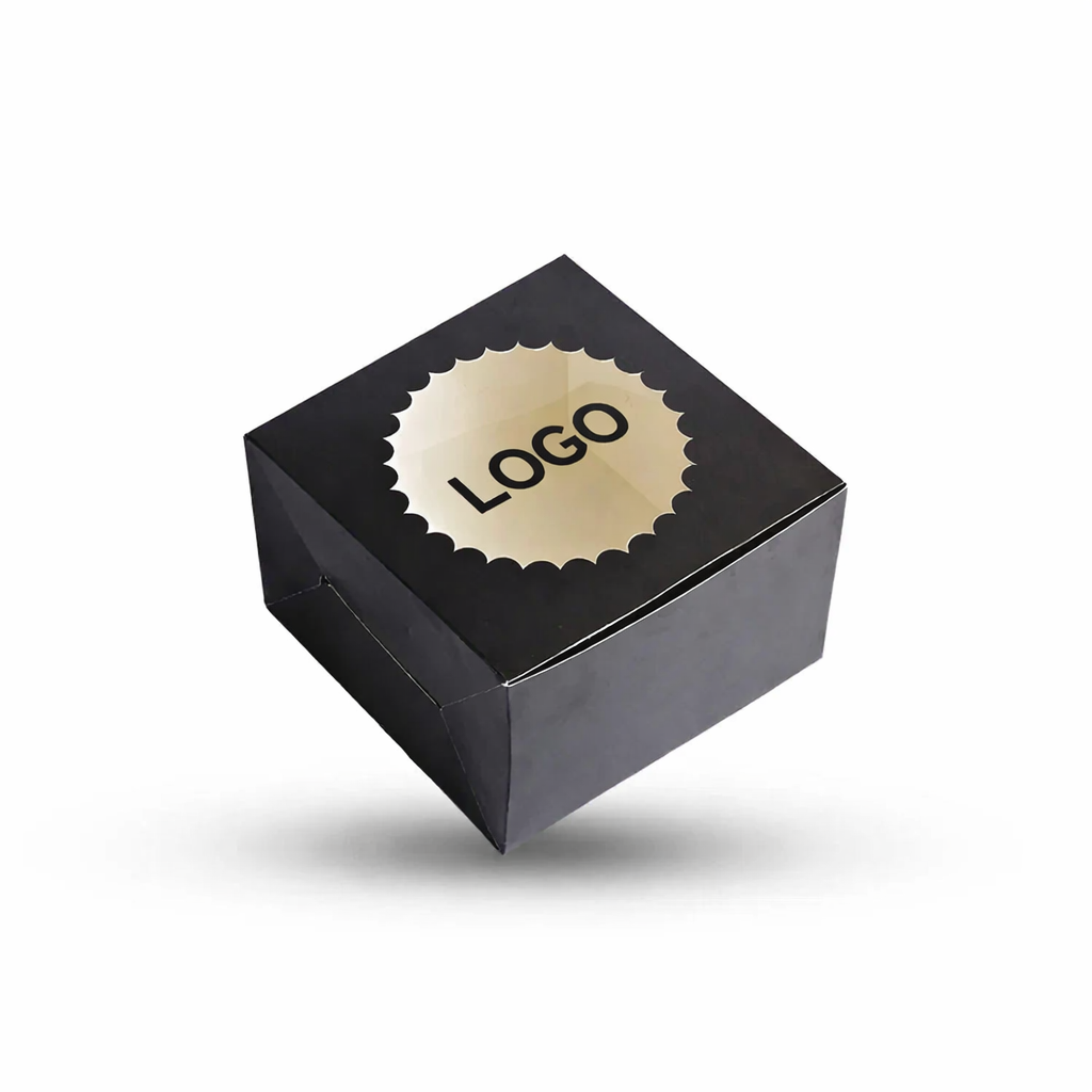 Black : Cake Box for half kg-8x8x5 inch