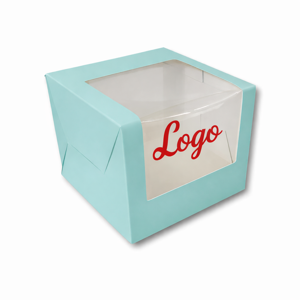 Pastel  Green Tall Cake Box for 1 kg-10x10x7 inch