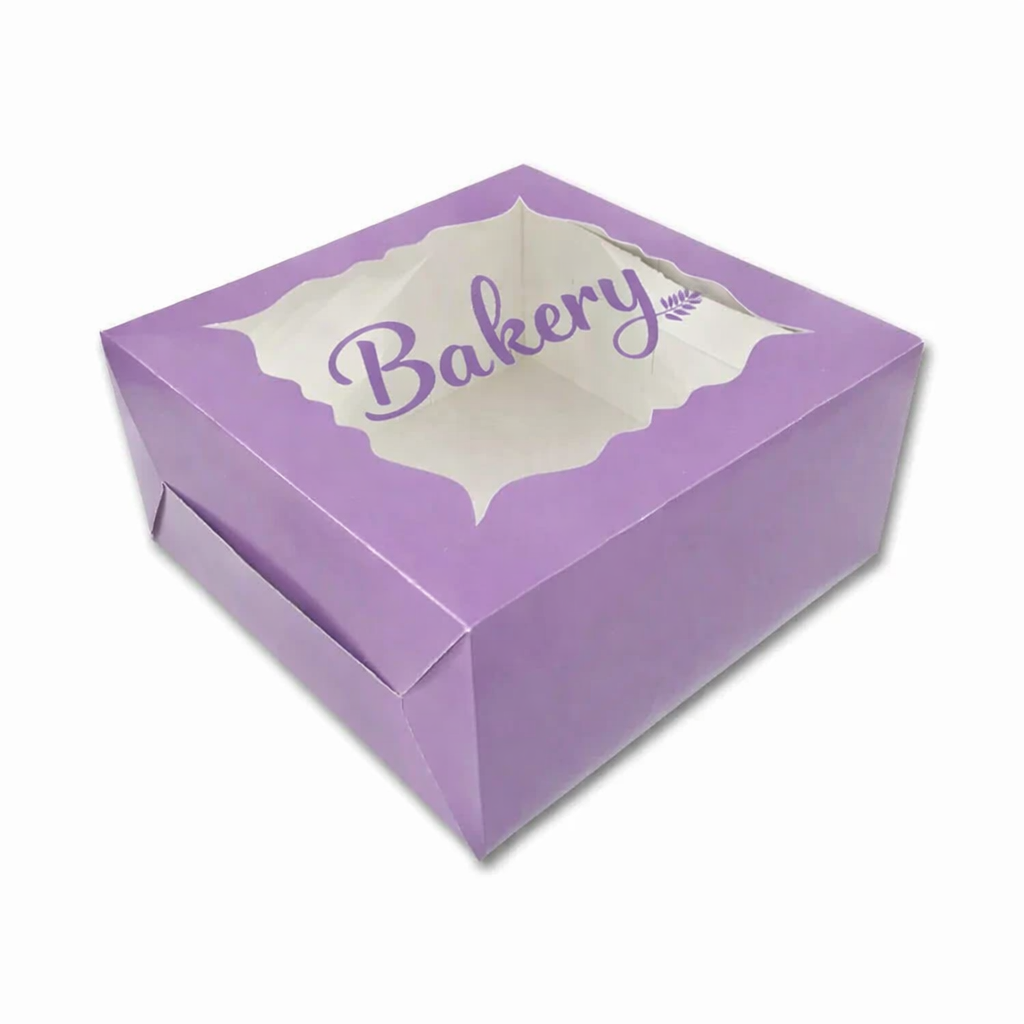 Lavender Cake Box for 1kg-10x10x5 inch
