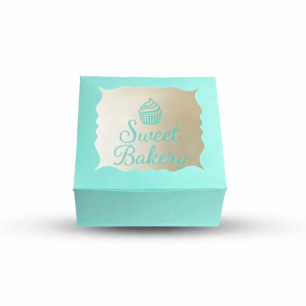 Pastel Green Cake Box for 1kg-10x10x5 inch