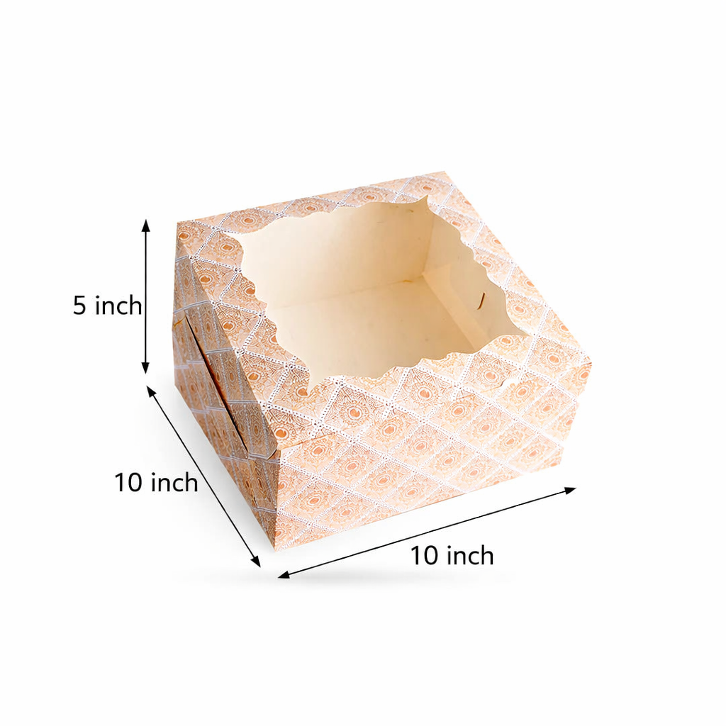 Goomar Cake Box for 1kg-10x10x5 inch