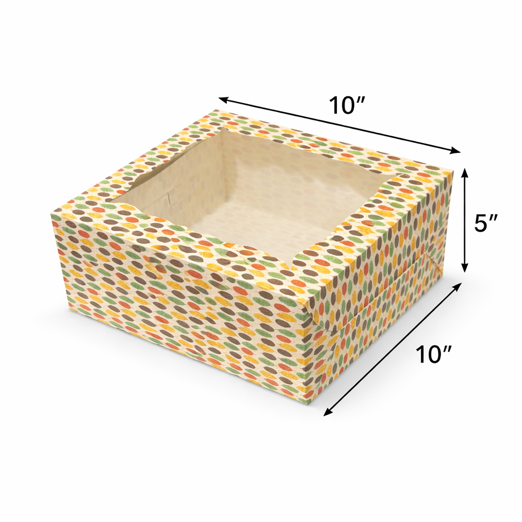 Boho Cake Box for 1kg-10x10x5 inch
