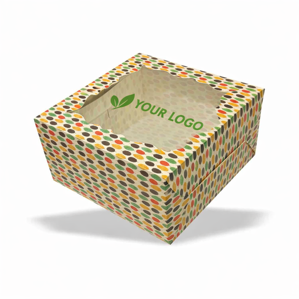 Boho Cake Box for 1kg-10x10x5 inch