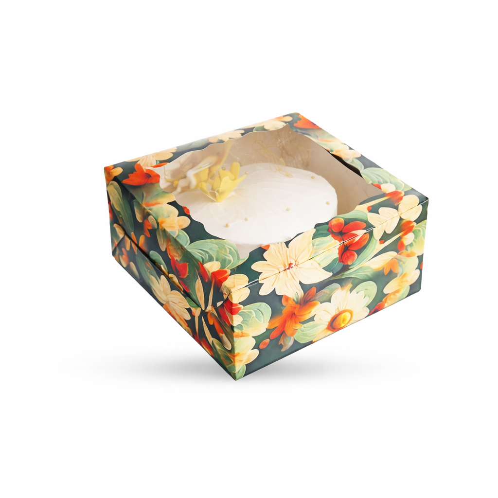 Summer Cake Box for 1kg-10x10x5 inch