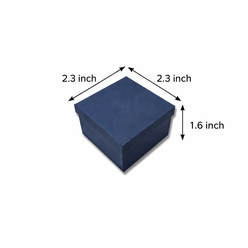 Blue Rigid Hamper Box (2.3x2.3x1.6 inch)