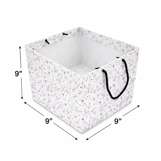 9x9x9 inch Paper Bag ( floral Pattern)