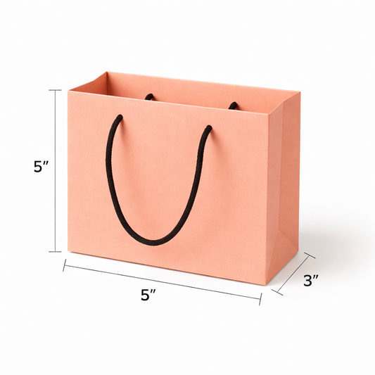 Rings, Pendants Set, Jewellery Paper Bag  (5x5x3) inch